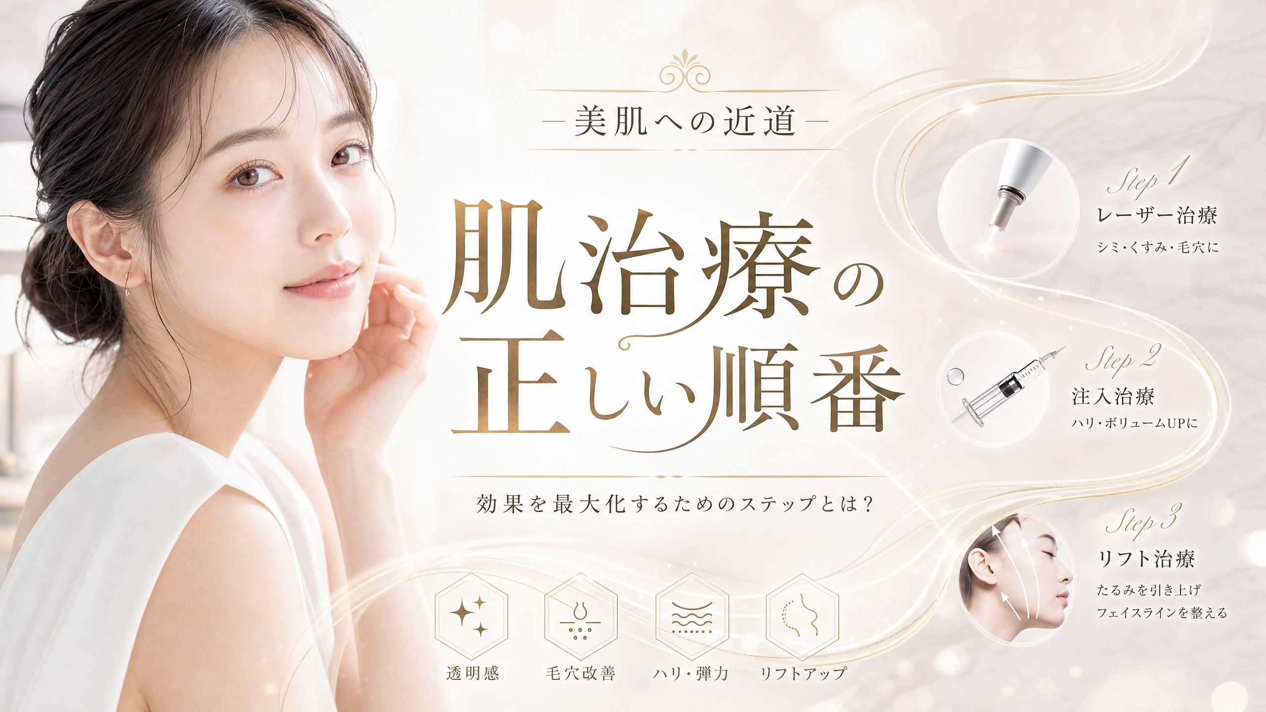 肌治療の正しい順番