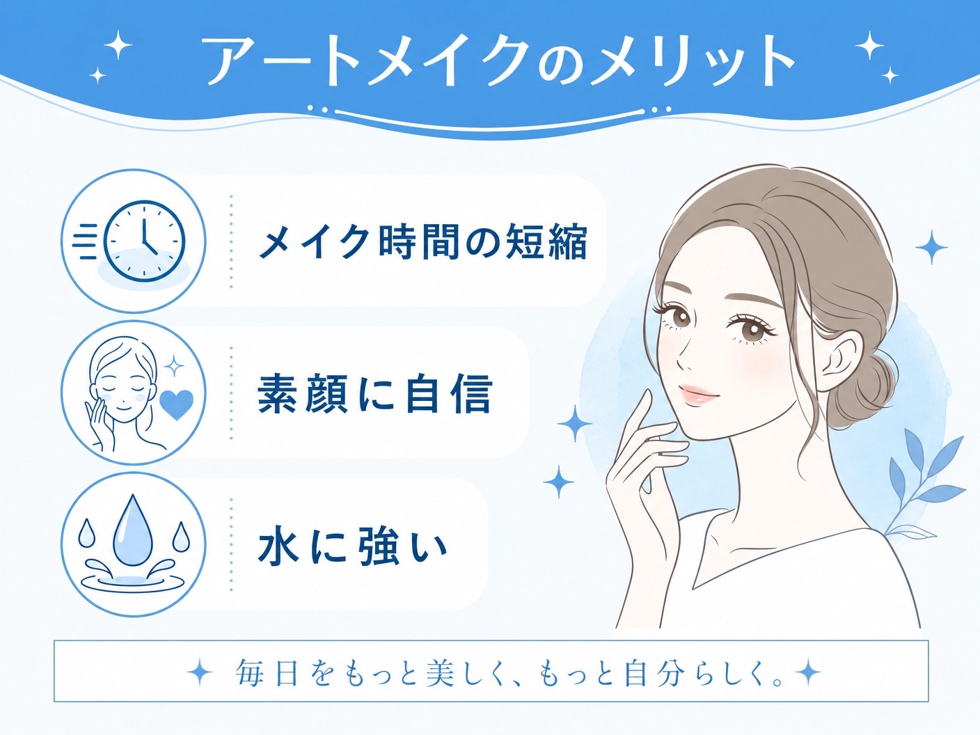 アートメイクのメリット
