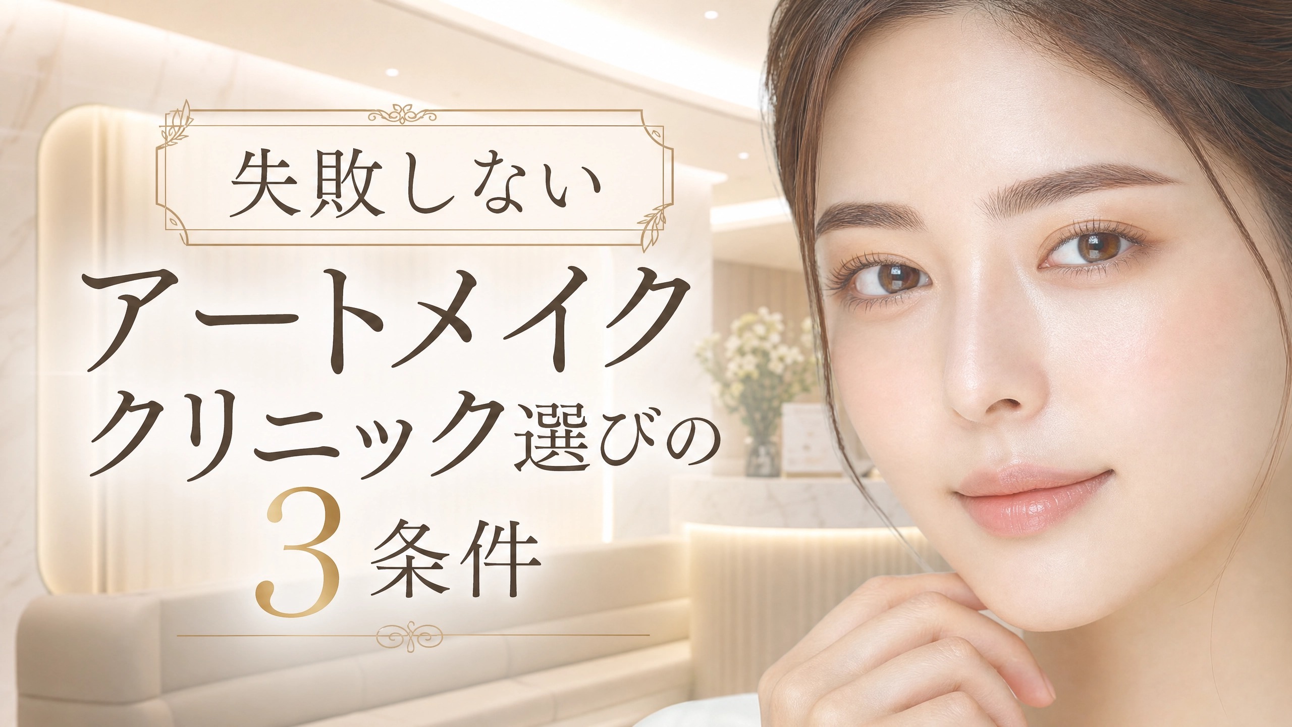 失敗しないアートメイク クリニック選びの3条件