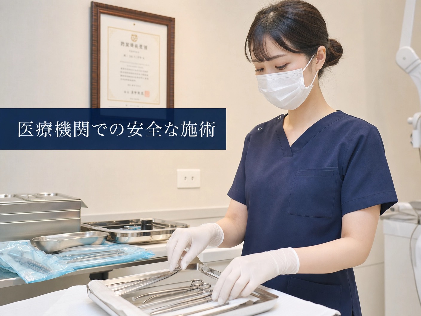 医療機関での安全な施術